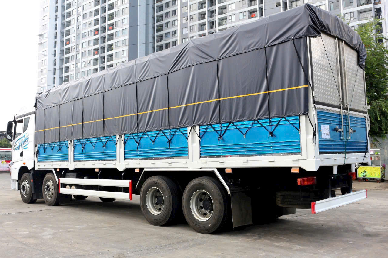 Xe Tải Faw 4 Chân Thùng 2m52 Jh6